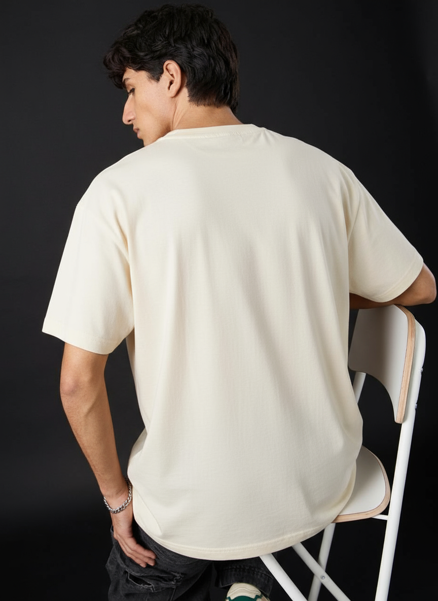 time traveler turtle limited edition luxury graphic t-shirt cream – The Not So Famous