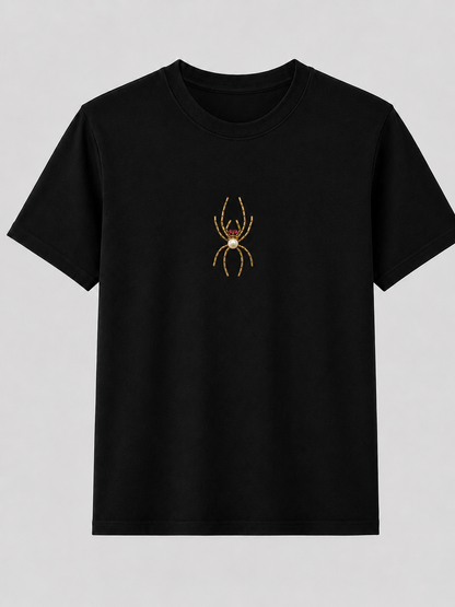 Arachne Pearl  Black Tee