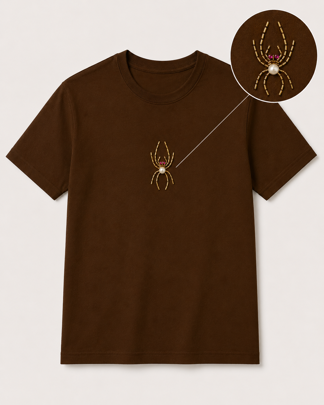 Arachne Pearl Brown Tee