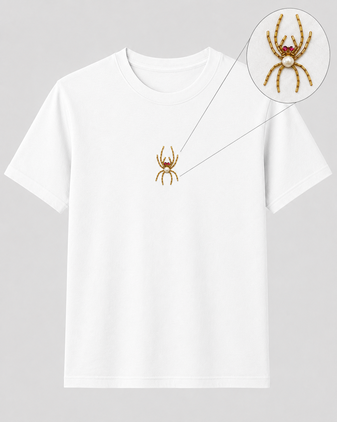 Arachne Pearl White Tee