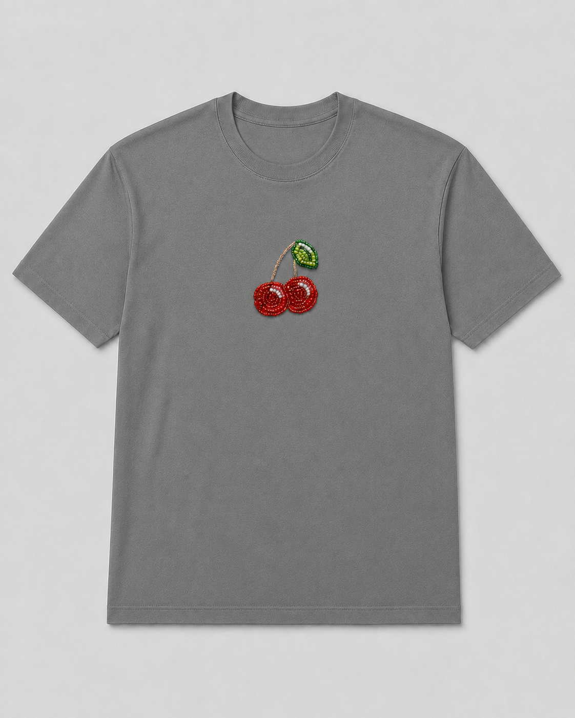 Cerise Pearl Grey Tee
