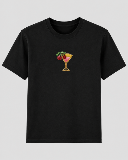 Cherry on Top Black Tee