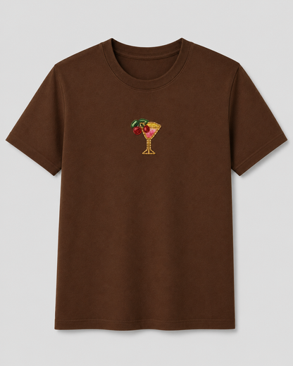 Cherry on Top Brown Tee