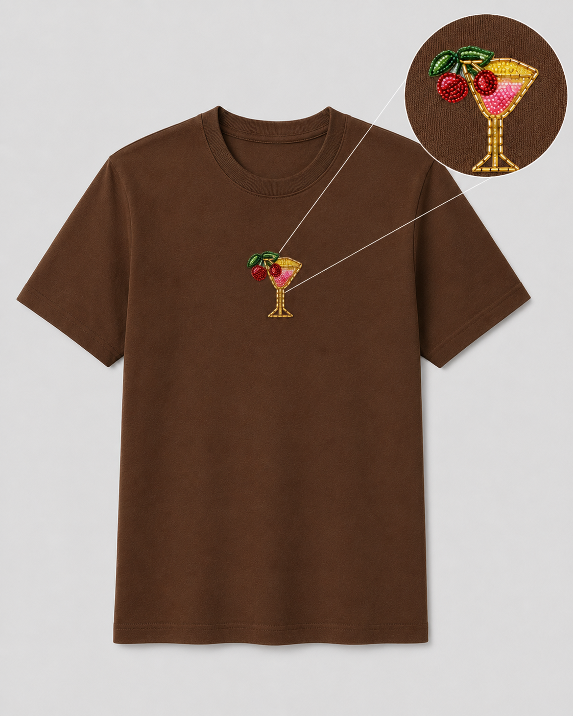 Cherry on Top Brown Tee
