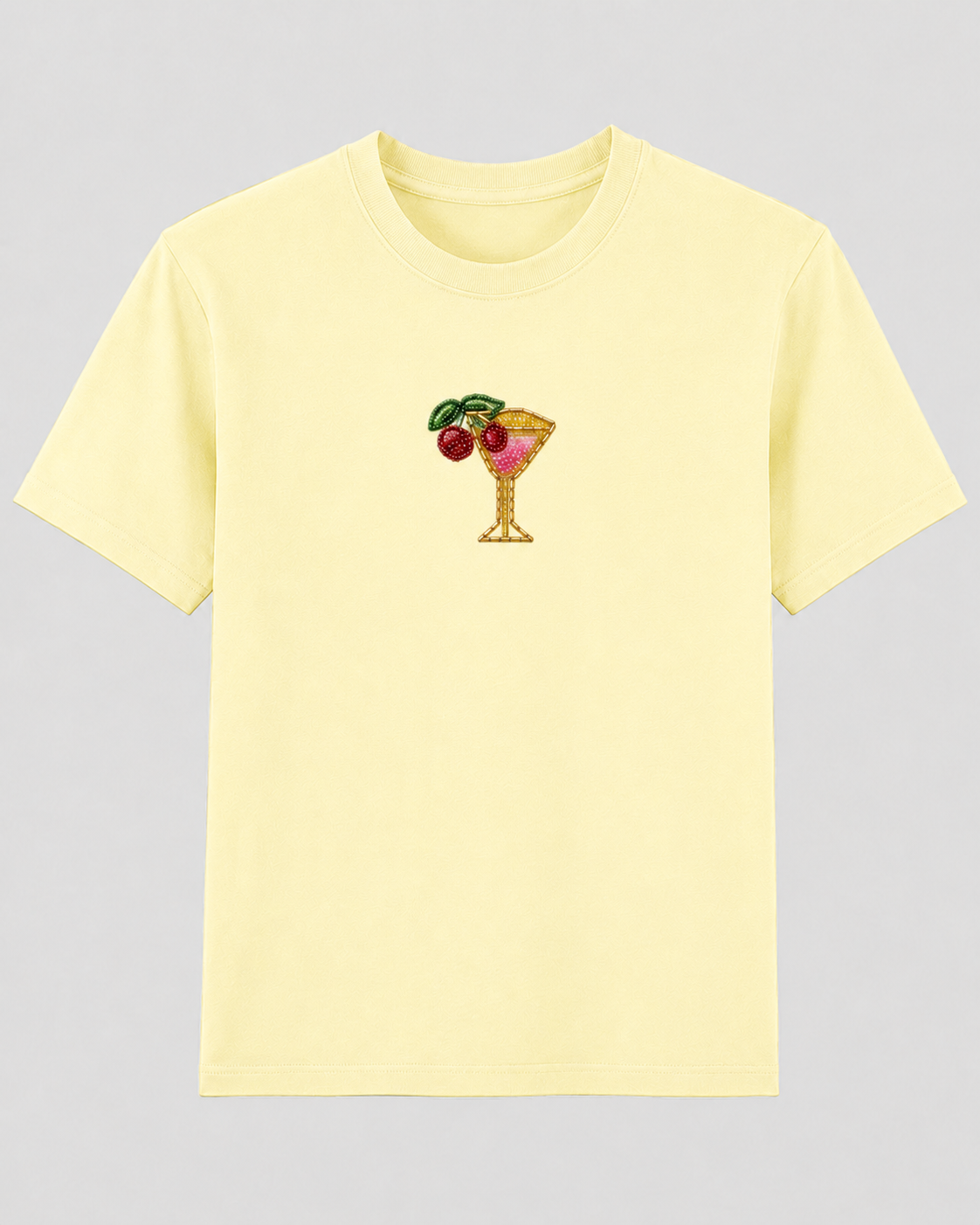 Cherry on Top Cream Tee