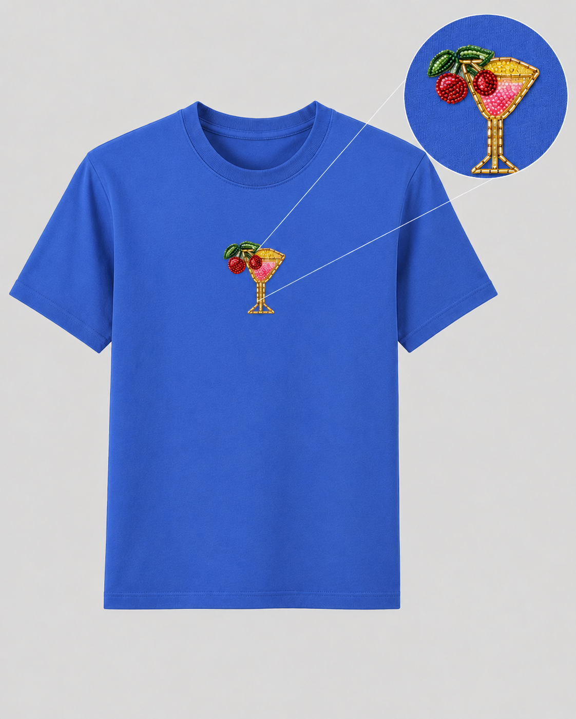 Cherry on Top Royal Blue Tee