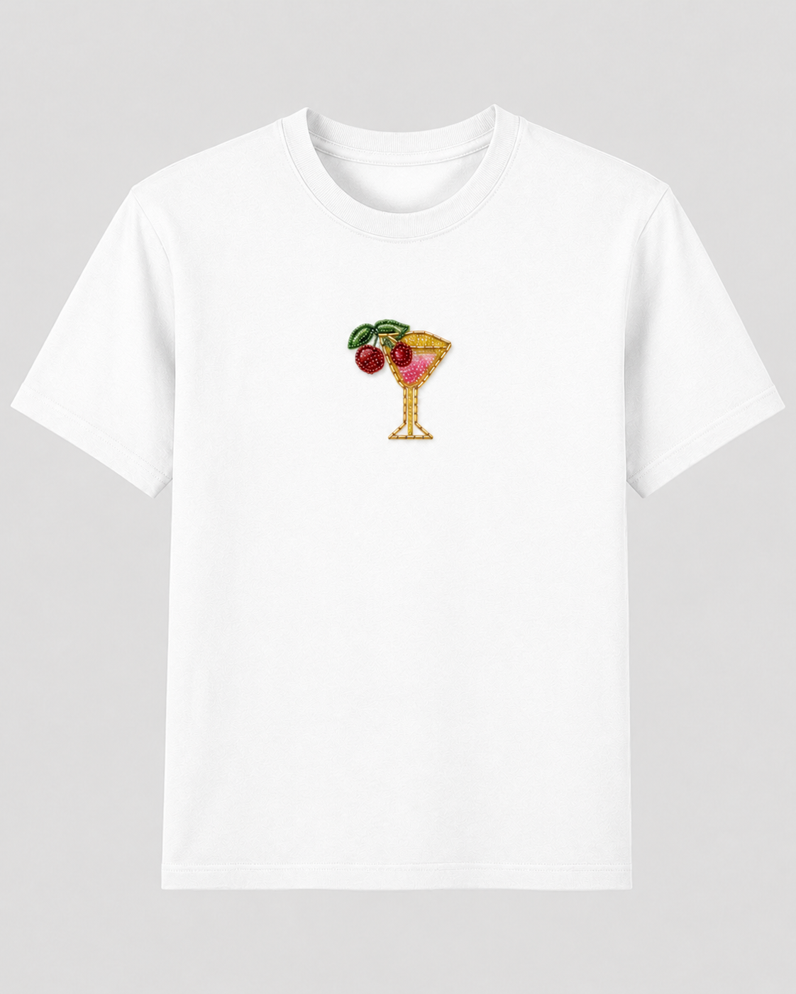 Cherry on Top White Tee