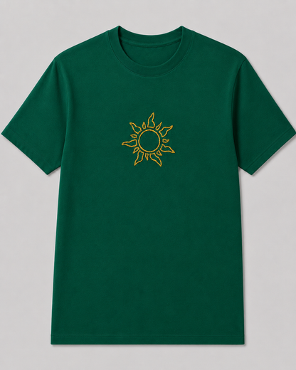 Embryo of Light Bottle Green Tee