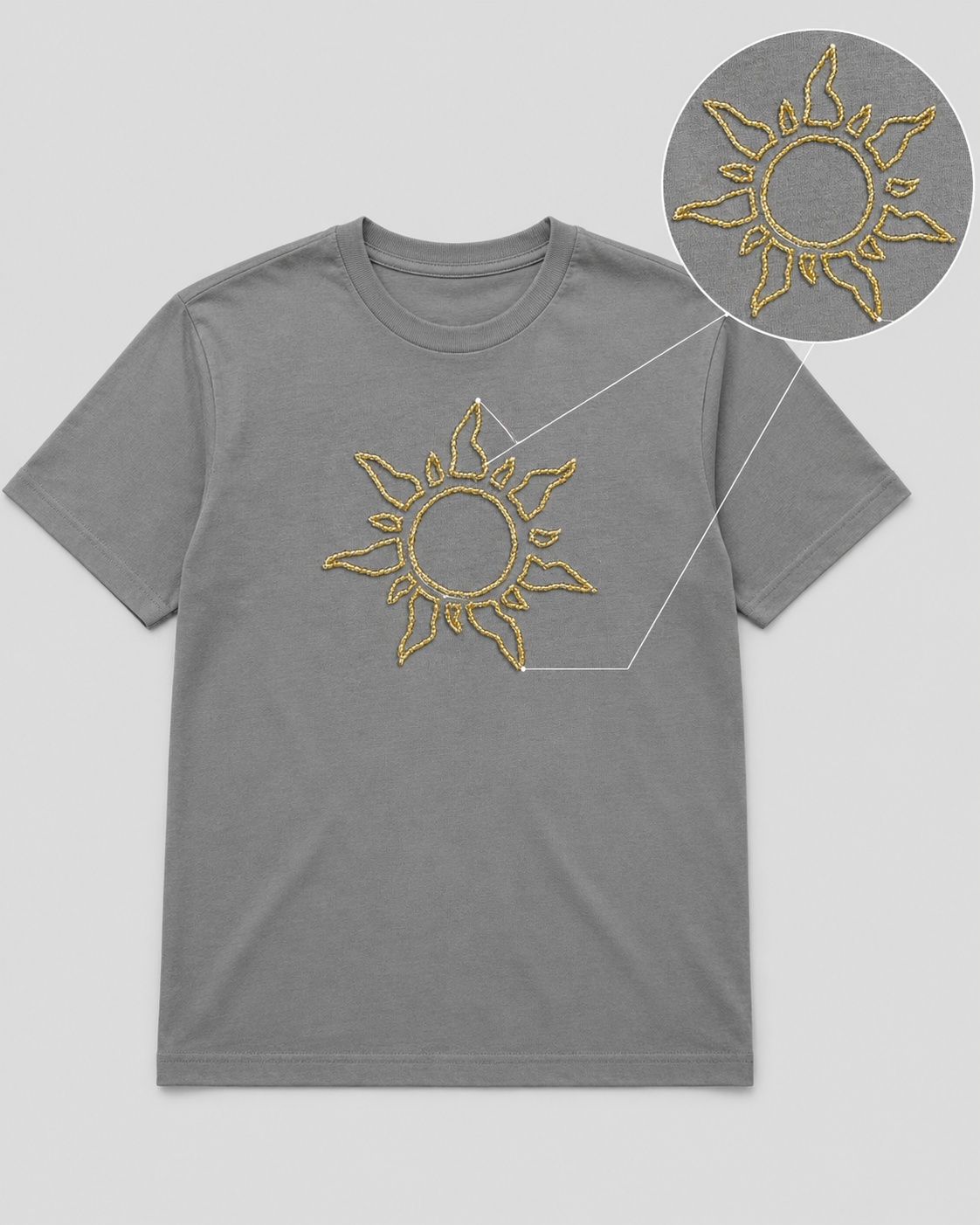 Embryo of Light Grey Tee
