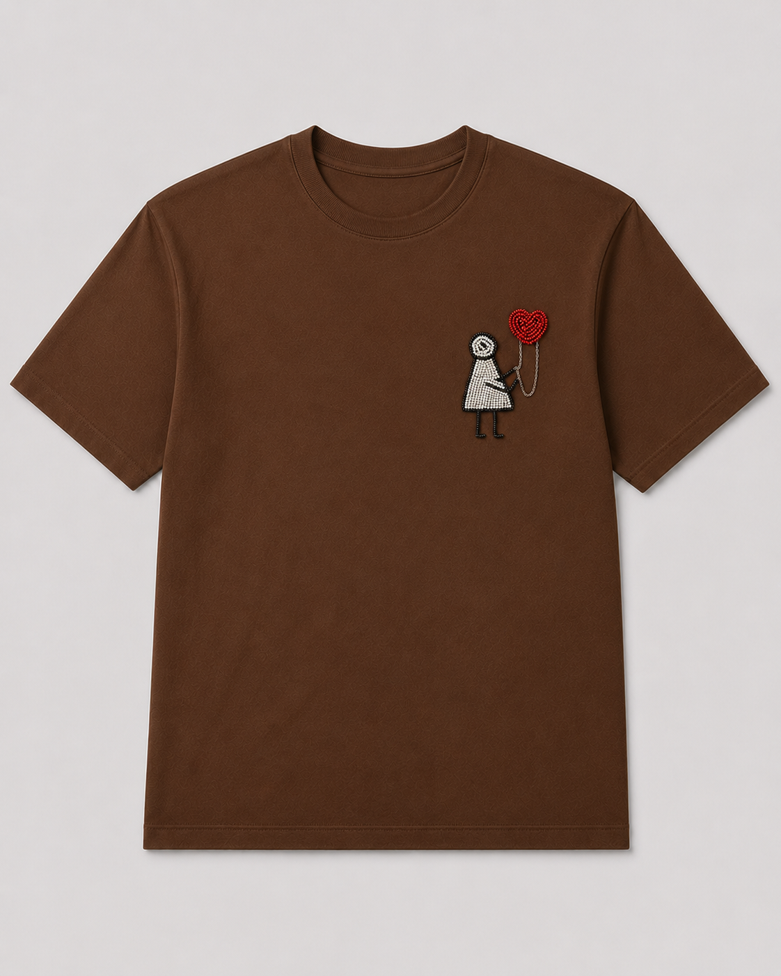 Hold My Heart Tee Brown
