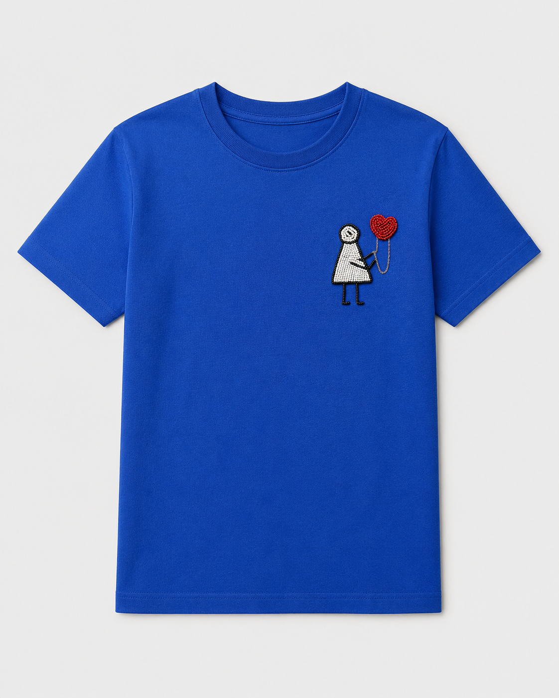 Hold My Heart Tee Royal Blue