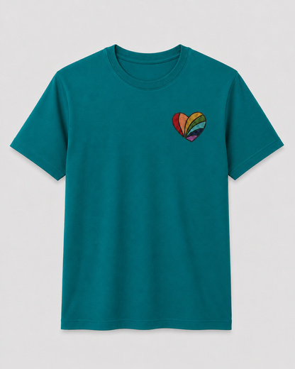 Rainbow Heart Tee