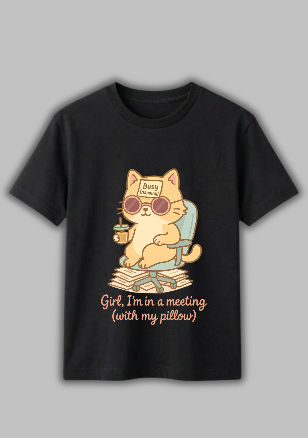 Sassy Office Cat Tee